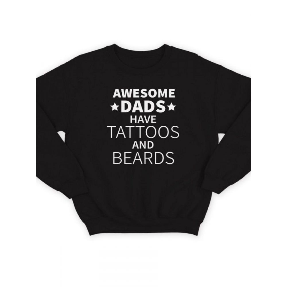 Awesome dads have Tattoos and Beards svg.