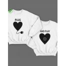 Парные свитшоты с принтами Plug& play