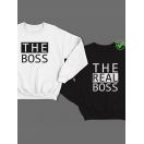 Парные свитшоты The boss & The real boss