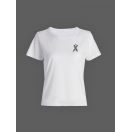 Смешная женская футболка с принтом X / Необычный оригинальный подарок на день рождения