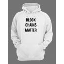 Женское худи со смешным принтом "Block Chains Matter"/ Забавный принт