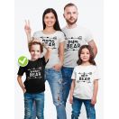 Парные футболки для всей семьи "Bear family" / Модный Фэмили Лук