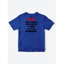 Детские футболки для мальчика и девочки с надписью Влюблены в одну женщину / Смешная детская одежда