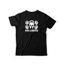 Прикольная футболка с принтом No limits | Мужская оригинальная и стильная футболка