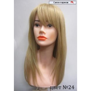 длинный парик из натуральных волос НМ 131