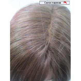 парик натуральный 100108 super Mono (цвет волос темно-русый)