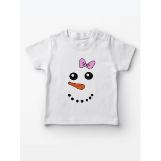 Футболка из комплекта Family Look Снеговики | Футболки Фэмили Лук для всей семьи в одном стиле.