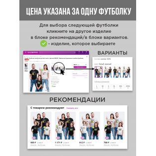 Футболки Фэмили Лук для мамы, дочки, папы, сына с принтом Елочки | Family Look для всей семьи