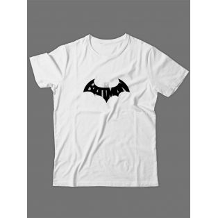 Смешные и оригинальные парные футболки для двоих влюблённых с принтом Batman & Batgirl