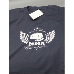 Бойцовская футболка для тренировок и повседневной носки для бойцов ММА с принтом