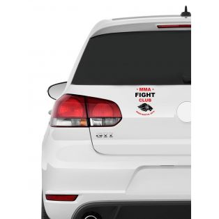 Наклейка на авто с изображением MMA club | Стикер для машины | самоклейка