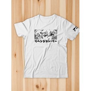 "Толстовки, свитшоты и худи Sharp&Shop" Футболка Аниме белая оверсайз токийский Гуль хантер хантер