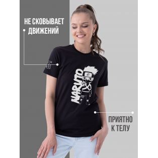 "Толстовки, свитшоты и худи Sharp&Shop" Футболка Аниме мужская женская черная