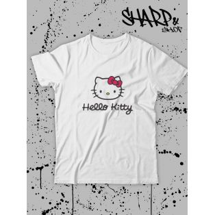 Футболка Hello Kitty Sharp&Shop Футболка Hello Kitty белая оверсайз майка Куроми