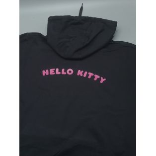 Толстовки, свитшоты и худи Hello Kitty Sharp&Shop Худи Hello Kitty черное оверсайз Куроми кофта дрейн гранж