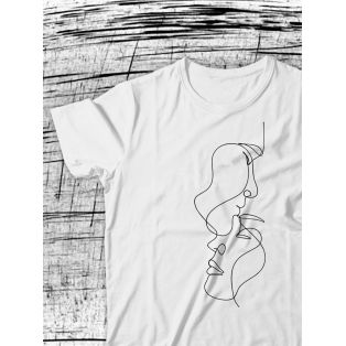 Парные футболки Sharp&Shop Парные футболки для влюбленных парня девушки пар с надписями