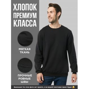 Свитшот оверсайз с принтом с приколом Sharp&Shop Свитшот с мемом принтом котом надписями кофта толстовка