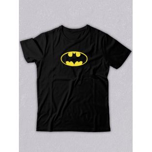 Футболка оверсайз с принтом с приколом Sharp&Shop Черная футболка оверсайз с принтом Бэтмен Batman бетмен