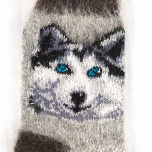 Модные шерстяные носки с парочкой веселых животных