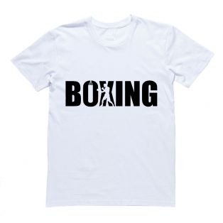 Футболка для боксеров с принтом "Boxing"