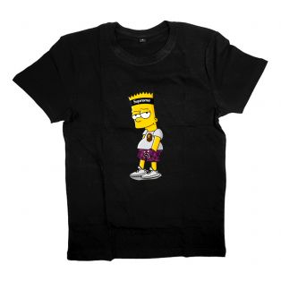Футболка с Бартом Симпсоном "Supreme - Bart"
