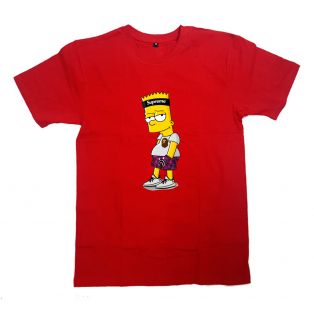 Футболка с Бартом Симпсоном "Supreme - Bart"