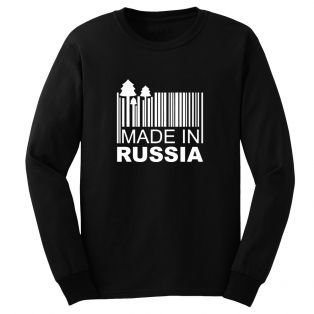 Свитшот Я Русский с принтом "Сделано в России"