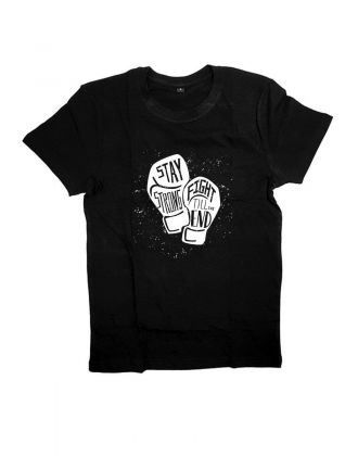 Мужская футболка с прикольным принтом хб