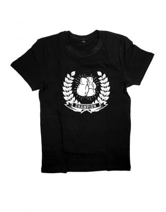 Мужская футболка с прикольным принтом "Champion"