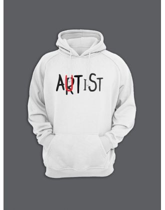 Женская толстовка с капюшоном с принтом «ArUtist» / Худи с прикольной и смешной надписью. Женская толстовка с капюшоном с принтом «ArUtist» / Худи с прикольной и смешной надписью.