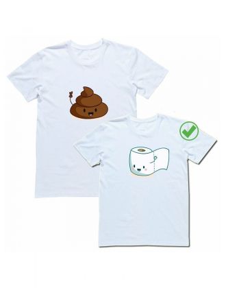 Парные футболки для друзей/для двоих с принтом Best friends