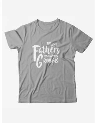 Футболка с прикольной надписью «The best fathers»/Оригинальная, модная мужская с принтом.