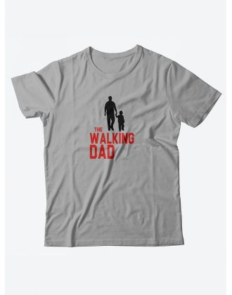 Стильная мужская футболка с надписью The walking dad / Подарок мужчине оригинальные футболки