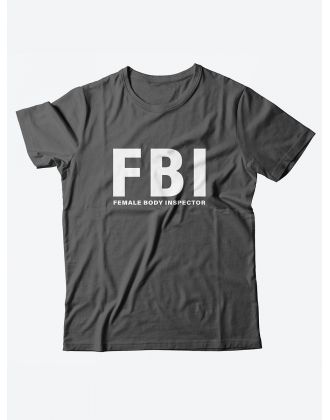 Футболка мужская серая с принтом хлопок