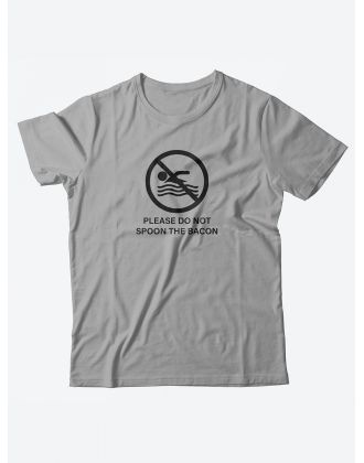 Прикольные надписи на футболках для мужчин / Оригинальные мужские футболки Please do not spoon