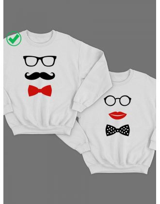 Парные свитшоты с принтами Усики&Бантики