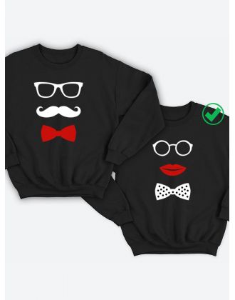 Парные свитшоты с принтами Усики&Бантики