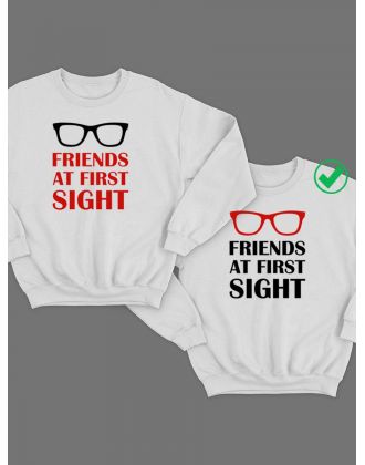 Парные свитшоты с принтами Friends