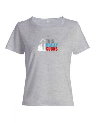 Женская футболка с прикольной надписью "Sucks"/Оригинальная, модная и смешная с принтом