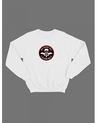 Мужской свитшот с надписью "Мы" / Модная толстовка без капюшона с прикольным и смешным принтом