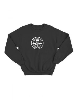 Мужской свитшот с надписью "Мы" / Модная толстовка без капюшона с прикольным и смешным принтом