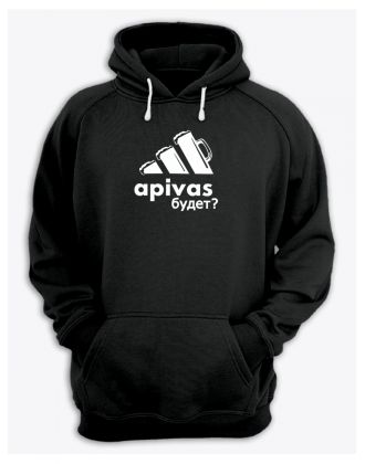 Худи женское оверсайз с принтом apivas