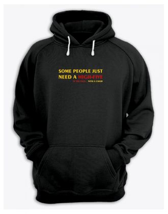 Худи со смешным принтом "Some people just need"/Смешная толстовка с для мужчины