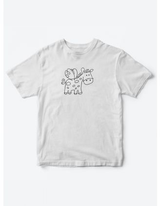 Прикольные футболки для мальчика и для девочки Жираф | Клевые детские футболки с необычными принтами