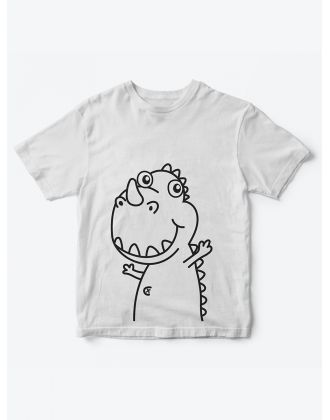 Прикольные футболки для мальчика и для девочки Дино | Клевые детские футболки с необычными принтами