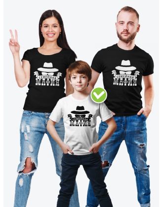 Футболки для всей семьи с крутым принтом "Семейная Мафия" | Фэмили лук для семьи | Футболки Family Футболки для всей семьи с крутым принтом "Семейная Мафия" | Фэмили лук для семьи | Футболки Family