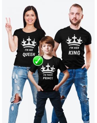 Футболки Family Look для всей семьи Prince | Футболки Фэмили Лук
