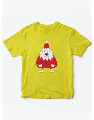 Детская футболка с рисунком Дед Мороз | Футболка для детей с прикольным принтом