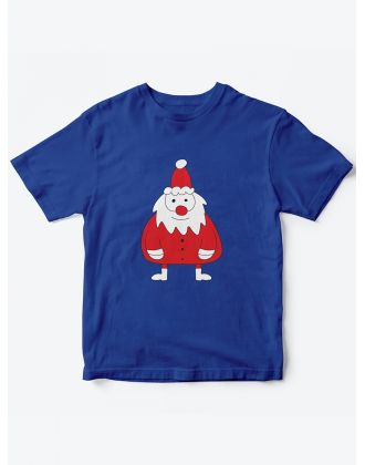 Детская футболка с рисунком Дед Мороз | Футболка для детей с прикольным принтом