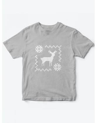 Детская футболка с рисунком Олень | Футболка для детей с прикольным принтом